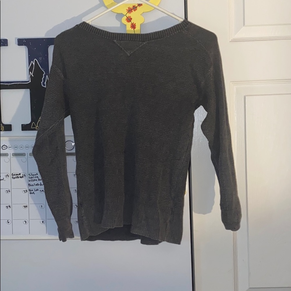 American Eagle Gray Thermal Top